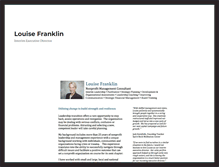 Tablet Screenshot of louisefranklin.com